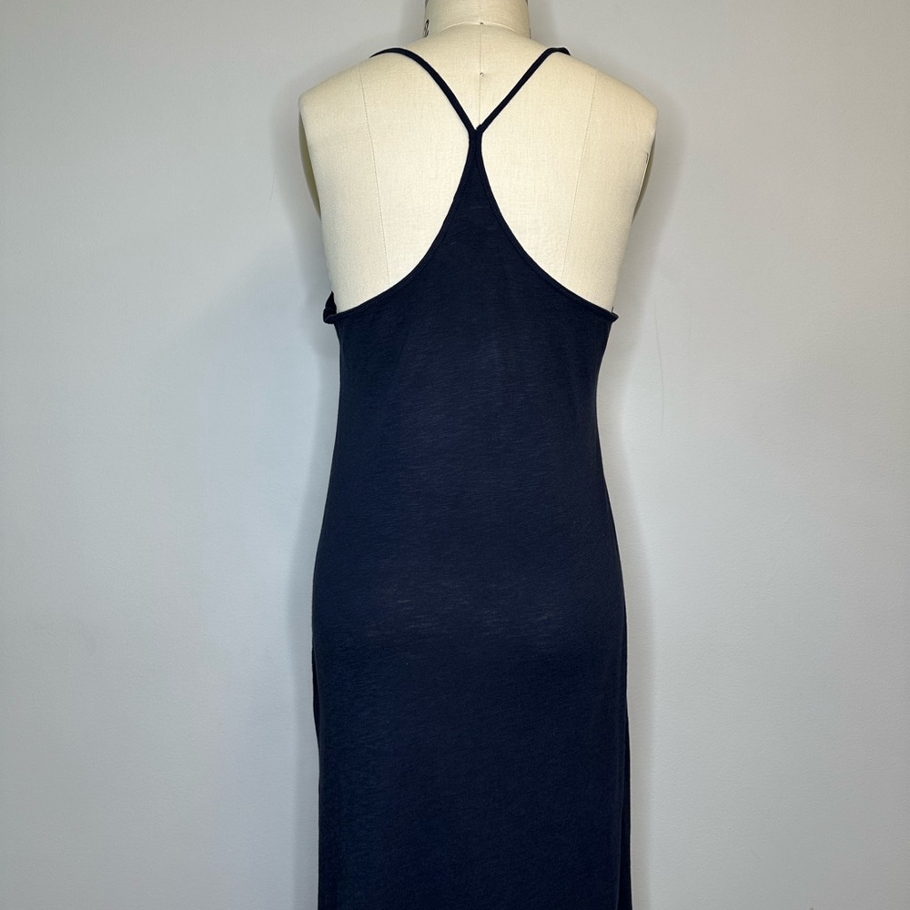 Navy Basic Racerback Maxi Dress - Picture 8 of 8